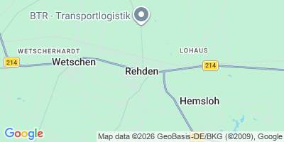 Karte Rehden