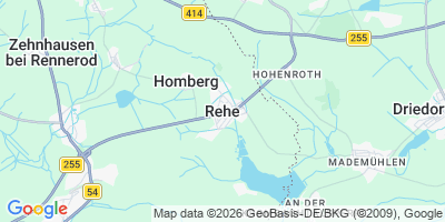 Karte Rehe