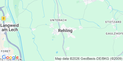 Karte Rehling