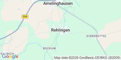 Karte Rehlingen