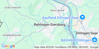Karte Rehlingen-Siersburg