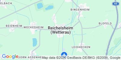 Karte Reichelsheim (Wetterau)