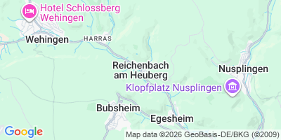 Karte Reichenbach am Heuberg