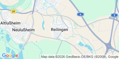 Karte Reilingen