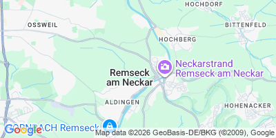 Karte Remseck am Neckar