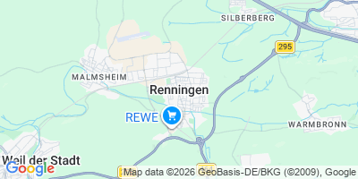 Karte Renningen
