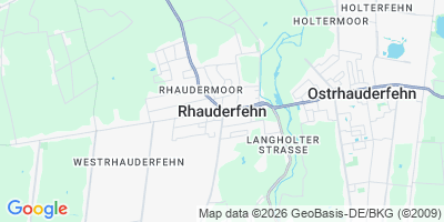Karte Rhauderfehn