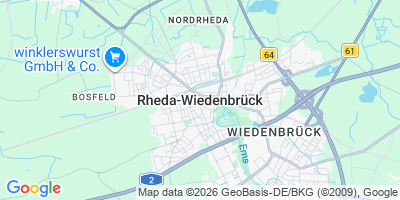 Karte Rheda-Wiedenbrück
