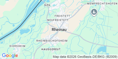 Karte Rheinau