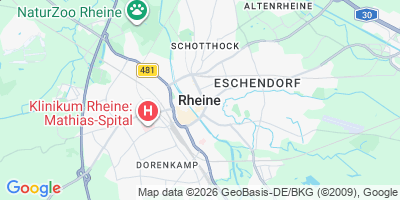 Karte Rheine