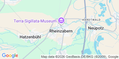 Karte Rheinzabern