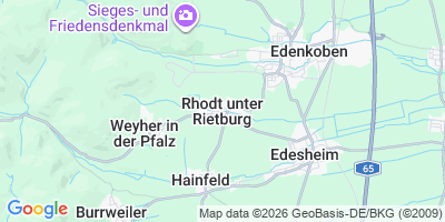 Karte Rhodt unter Rietburg
