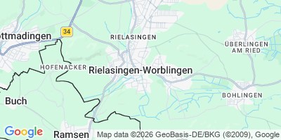 Karte Rielasingen-Worblingen