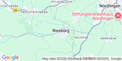 Karte Riesbürg