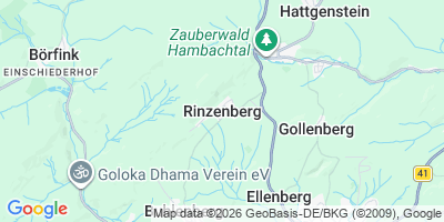 Karte Rinzenberg