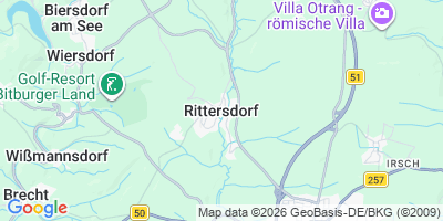 Karte Rittersdorf