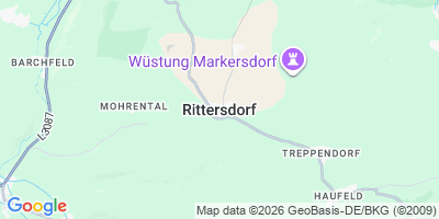 Karte Rittersdorf
