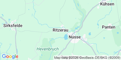 Karte Ritzerau
