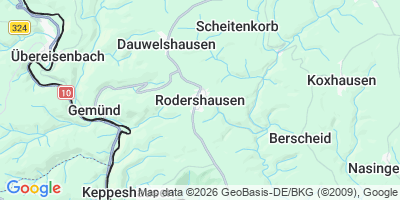 Karte Rodershausen