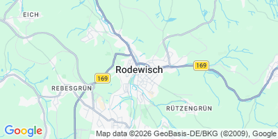 Karte Rodewisch