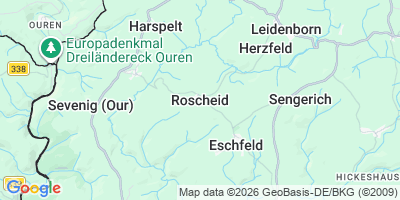 Karte Roscheid
