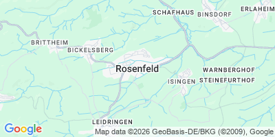 Karte Rosenfeld