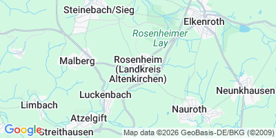 Karte Rosenheim (Landkreis Altenkirchen)