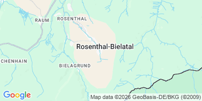 Karte Rosenthal-Bielatal