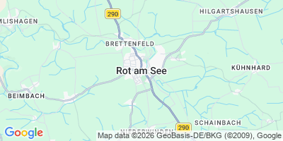 Karte Rot am See