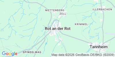 Karte Rot an der Rot