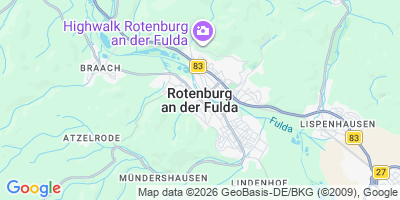 Karte Rotenburg a. d. Fulda