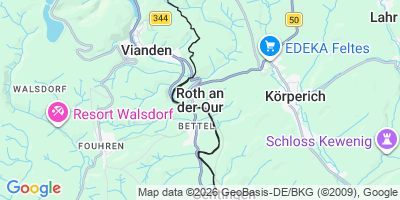 Karte Roth an der Our