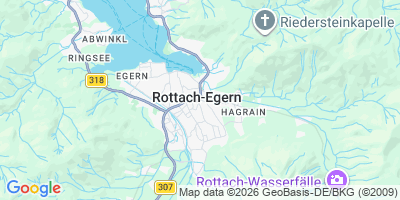 Karte Rottach-Egern