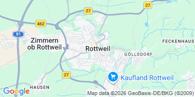 Karte Rottweil