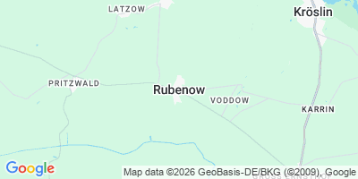 Karte Rubenow