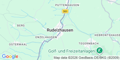 Karte Rudelzhausen
