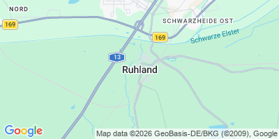 Karte Ruhland