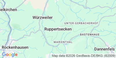 Karte Ruppertsecken