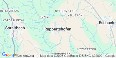 Karte Ruppertshofen
