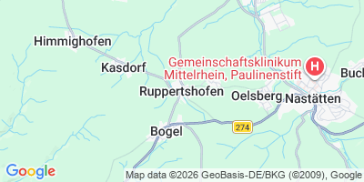 Karte Ruppertshofen