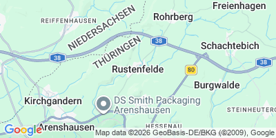 Karte Rustenfelde