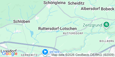 Karte Ruttersdorf-Lotschen