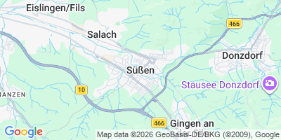 Karte Süßen