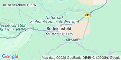 Karte Südeichsfeld