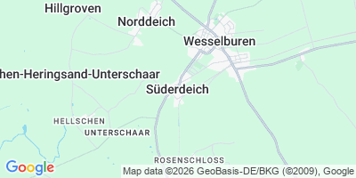 Karte Süderdeich