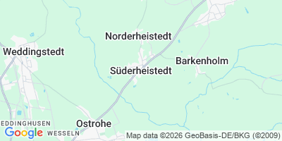 Karte Süderheistedt