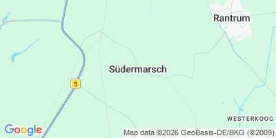 Karte Südermarsch