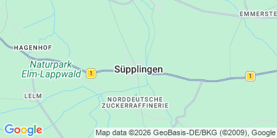 Karte Süpplingen