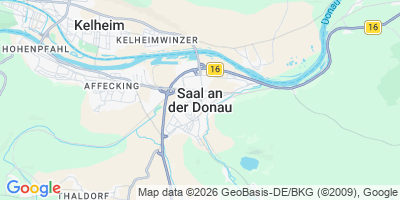 Karte Saal a.d.Donau
