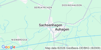 Karte Sachsenhagen